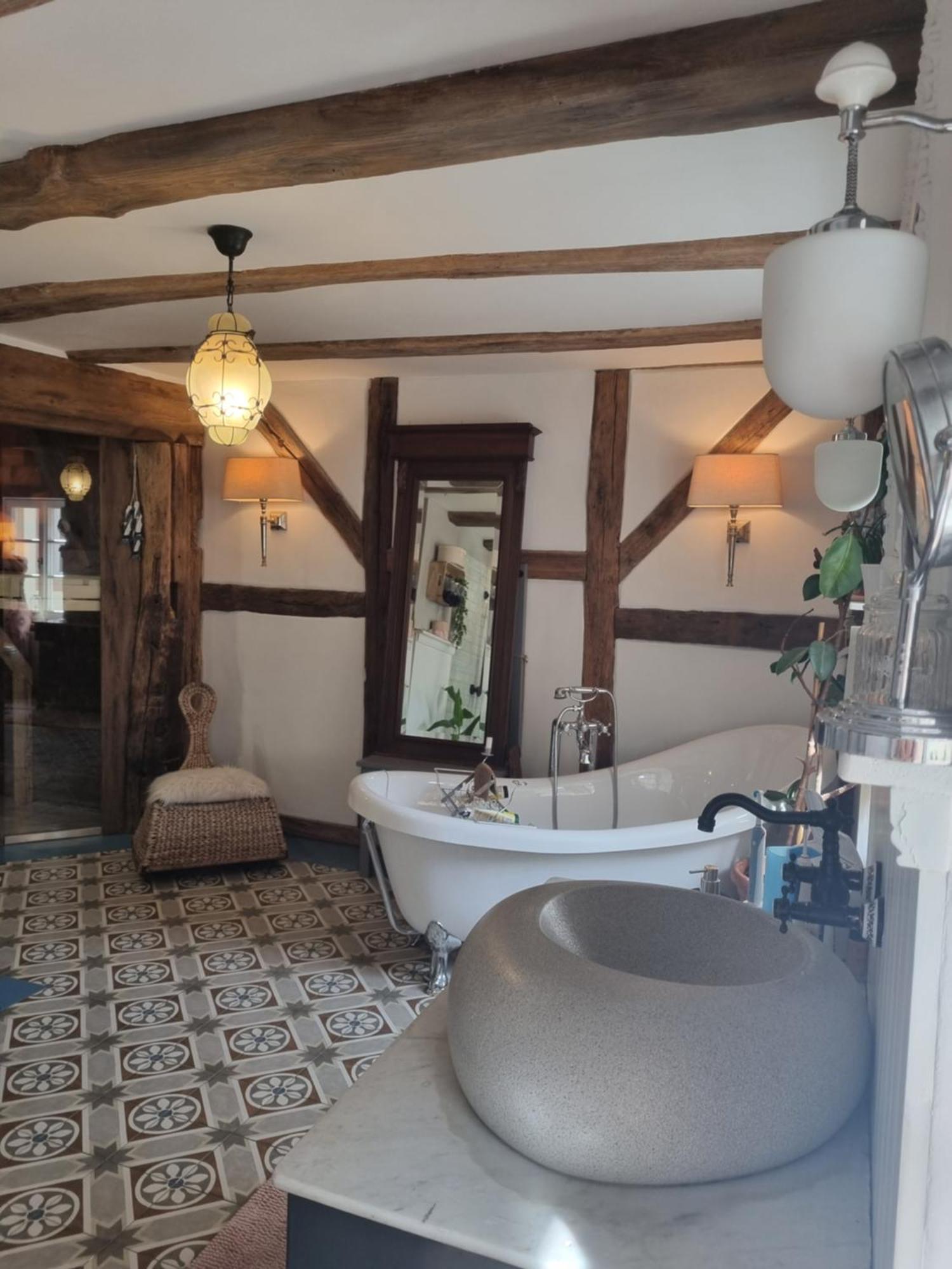 Nachtwaechterhaeuschen Mit Sauna บลีสคาสเทล ภายนอก รูปภาพ